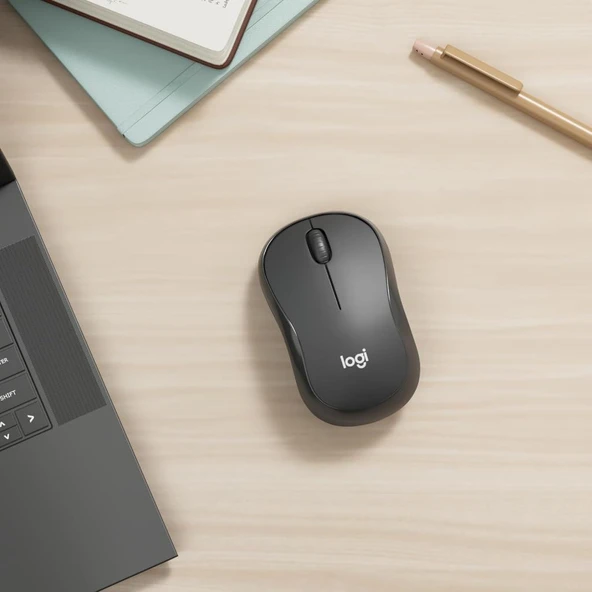 Logitech M240 910-007119 Siyah Sessiz Optik Kablosuz Mouse - 3