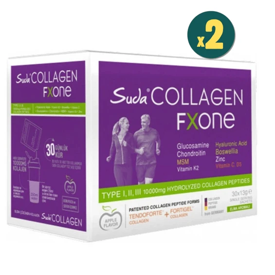 Suda Collagen Fxone Apple 13 gr x 30 Saşe 2 Adet