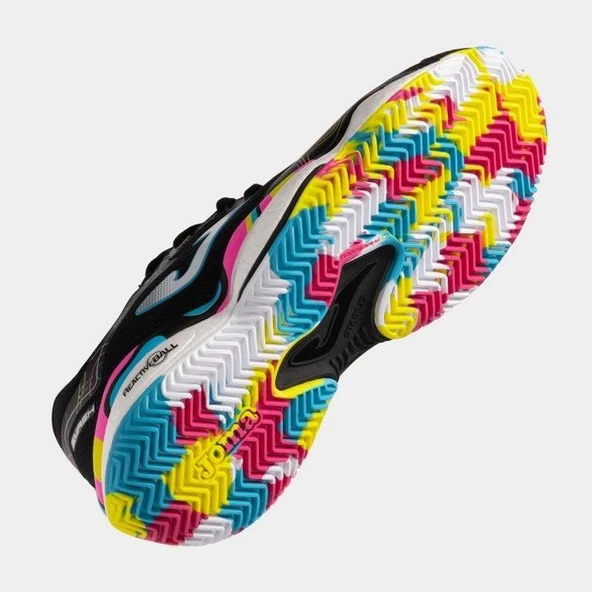 Joma Smash Erkek Siyah Toprak Kort Tenis & Padel Ayakkabısı TSMAS2591C - 3