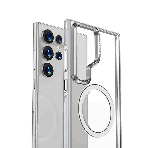 Samsung Galaxy S25 Ultra Uyumlu Standlı Magsafe Kapak - 10