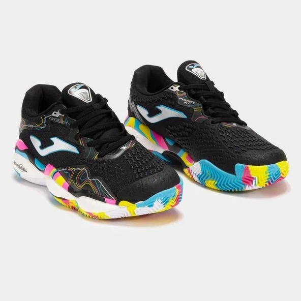 Joma Smash Erkek Siyah Toprak Kort Tenis & Padel Ayakkabısı TSMAS2591C - 2