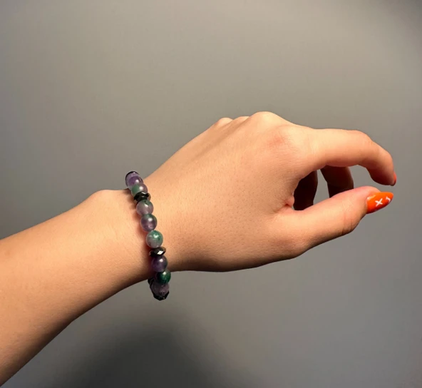 Viento Hematit, Kuvars Bileklik - Resim 3