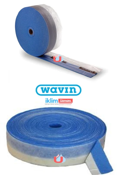 WAVIN - Kenar izolasyon Bandı Yapışkanlı D23 (120x7mm L=15 mt.) - 5
