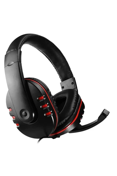 X6 PC Üzerinden Kulak Üstü Kulaklık 3.5mm Güçlü Bas Stereo Kulaklık Kulaklık - 2