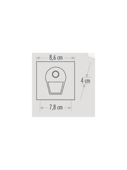 Cata Ct-5170 Sensörlü Ledli Koridor Armatür Beyaz Işık - 2