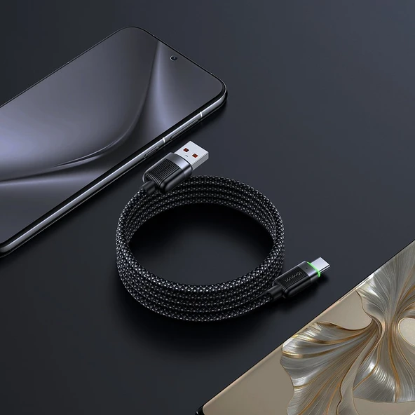 Mcdodo CA-5650 Usb Typec Şarj Kablo 1.2M-Siyah - 2