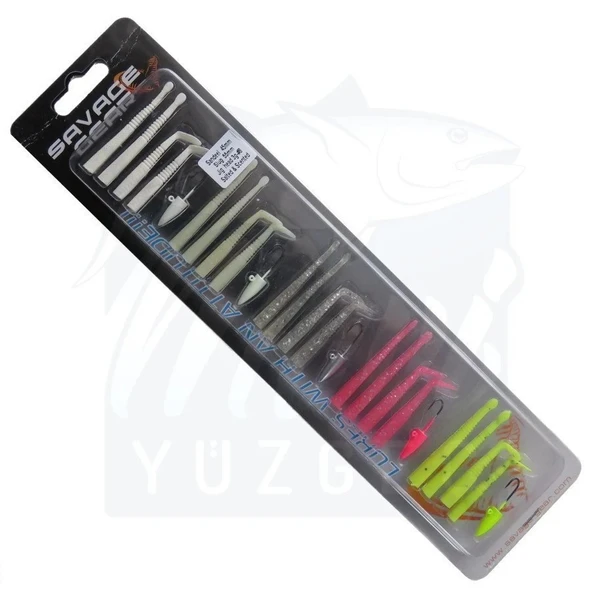 Savage gear LRF Mini Sandeel Kit 25 Adet Suni Yem - 2