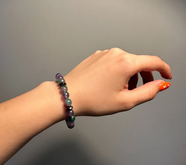 Viento Hematit, Kuvars Bileklik - Resim 2