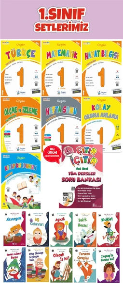 1.Sınıf Beceri Temelli İlkokul Seti (2.Dönem) +Neşeli Öyküler Hikaye Seti (Soru Bankası Hediyeli) ürün görseli 1