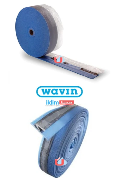 WAVIN - Kenar izolasyon Bandı Yapışkanlı D23 (120x7mm L=15 mt.) - 6