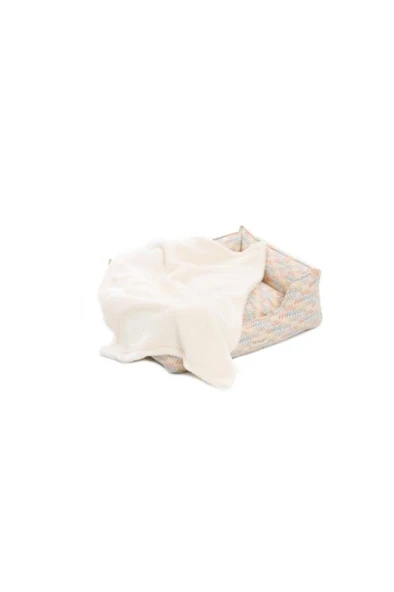 Pet Comfort Lodix Ekru Kedi ve Köpek Battaniyesi S 70x50cm - 3