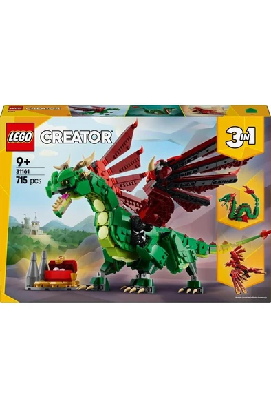 LEGO ® Creator 3’ü 1 Arada Orta Çağ Ejderhası 31161 - 9 Yaş ve Üzeri Yapım Seti (715 Parça) - 3