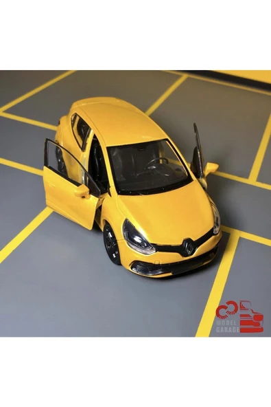 Renault Clio Rs 1/36 Ölçek Çek Bırak Diecast Metal Model Araba Oyuncak - 6