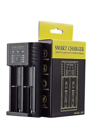Greentech Akıllı Pil Şarj Cihazı Lityum İyon + Ni Mh + Ni Cd Piller / GT-BC06 - 3