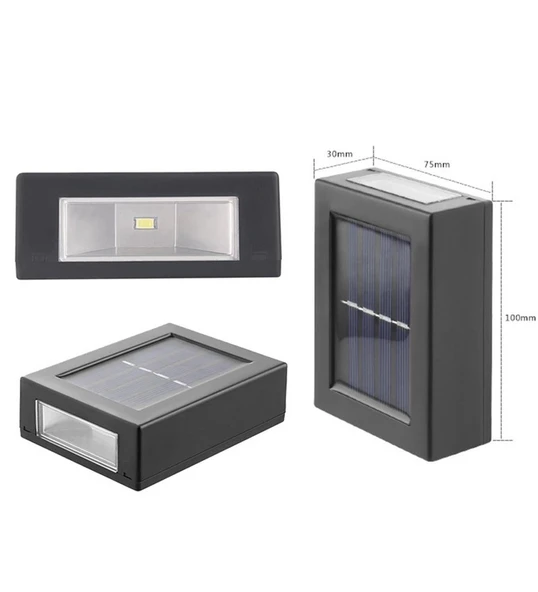 6 Watt Solar Çift Yönlü Duvar Apliği ( Günışığı ) - 3