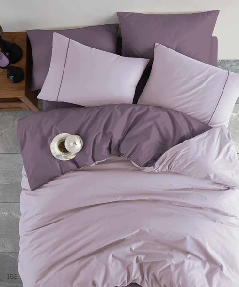 MAJOLİ ÇİFT KİŞİLİK RANFORCE NEVRESİM TAKIMI MANİLA - Resim 2