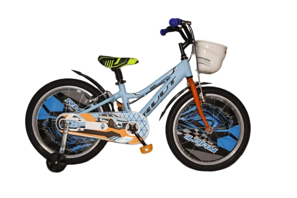 20J RUUT RICO ÇOCUK BİSİKLETİ - MAVİ TURUNCU SİYAH
