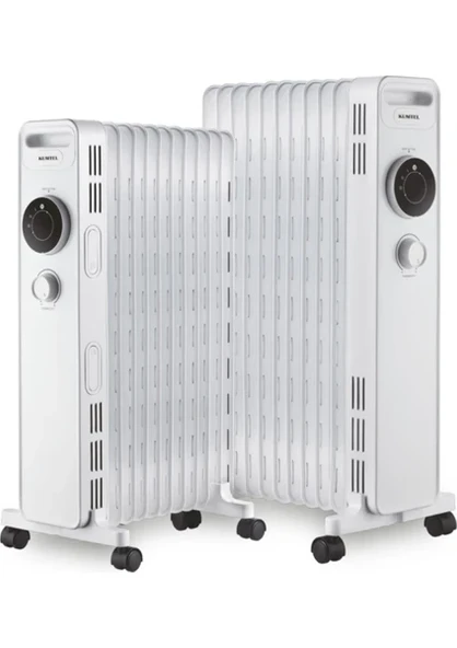 Kumtel KUM-1230S 11 Dilim 2300 W Yağlı Radyatör Beyaz - 2