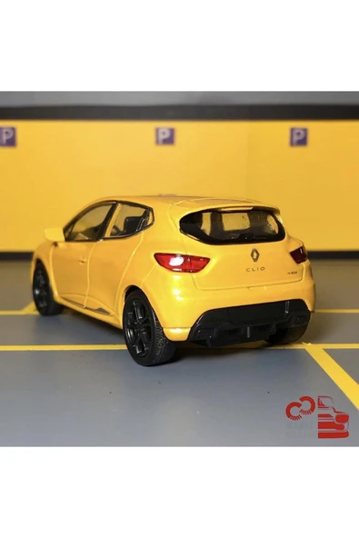 Renault Clio Rs 1/36 Ölçek Çek Bırak Diecast Metal Model Araba Oyuncak - 5