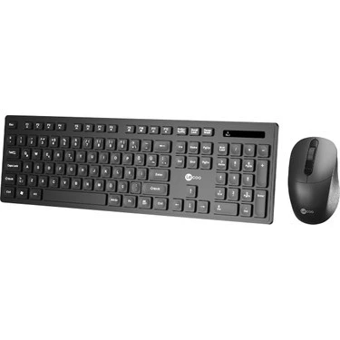 Lecoo KW201 Siyah Kablosuz Klavye Mouse Seti