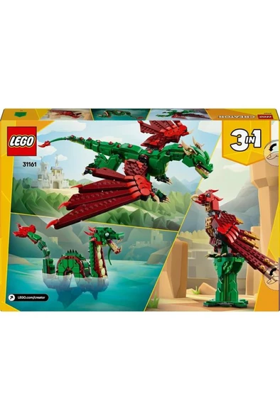 LEGO ® Creator 3’ü 1 Arada Orta Çağ Ejderhası 31161 - 9 Yaş ve Üzeri Yapım Seti (715 Parça) - 2