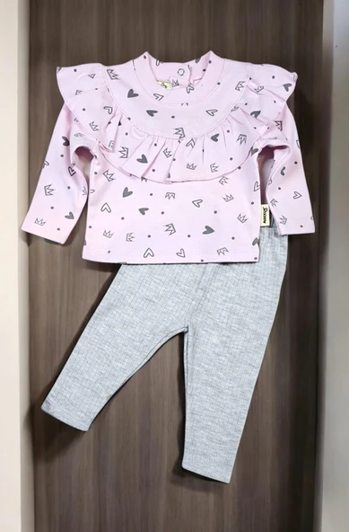 Fırfırlı Kız Bebek Takım - 2