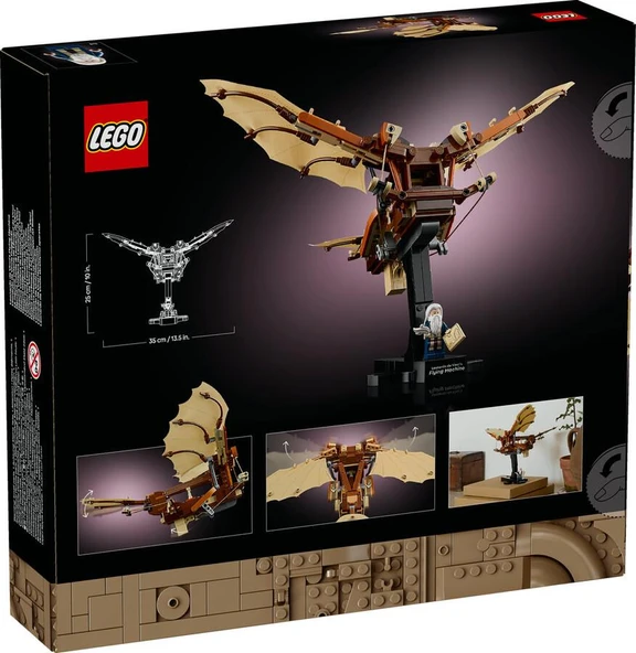 Lego icons 10363 Leonardo da Vinci'nin Uçan Makinesi - Resim 5