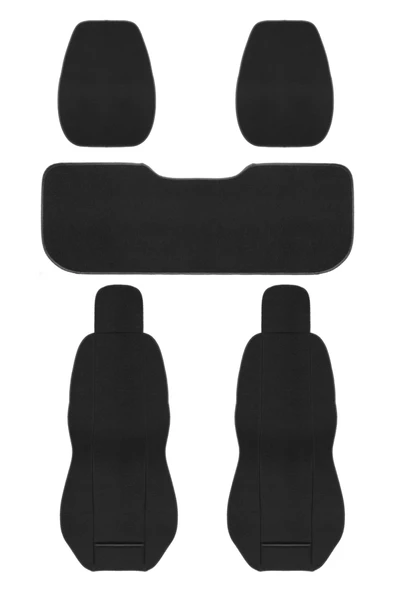 Keten Cepli Araç Ön Arka Koltuk Koruyucu Minder Kılıf  Sırt Dayanmalı 5'Li Araba Koltuk Minderi - Resim 5