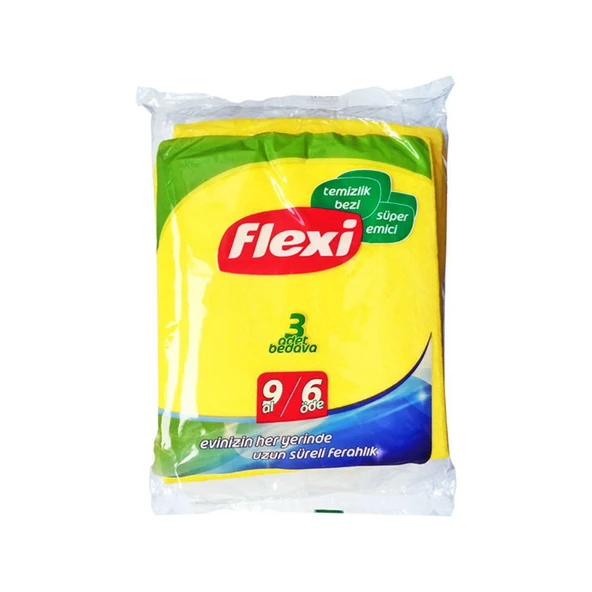 Flexi Temizlik Bezi ve Bulaşık Süngeri 6 lı Avantaj Paketi - 2