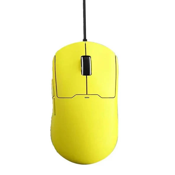 PrimeX G100Y PRO Y 65gr USB Sarı RGB Işıklı 3200dpi Gaming Oyuncu Mouse, 6 Tuşlu USB Örgülü Kablolu Gaming Mouse, PRO Y Mouse