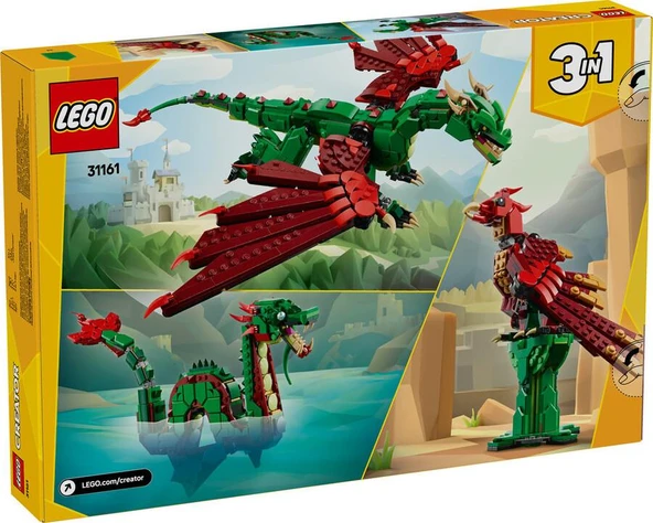 Lego Creator 3’ü 1 Arada Orta Çağ Ejderhası 31161 - Resim 3