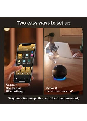 Philips Hue 3'lü Akıllı Butonlu E27 Bluetooth Özellikli Beyaz Ambiyans Akıllı Başlangıç Seti - 6