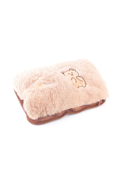 Elektrikli sıcak su torbası el geçmeli evde kullanılabilir yumuşak kılıflı desenli sıcak su torbası - 4