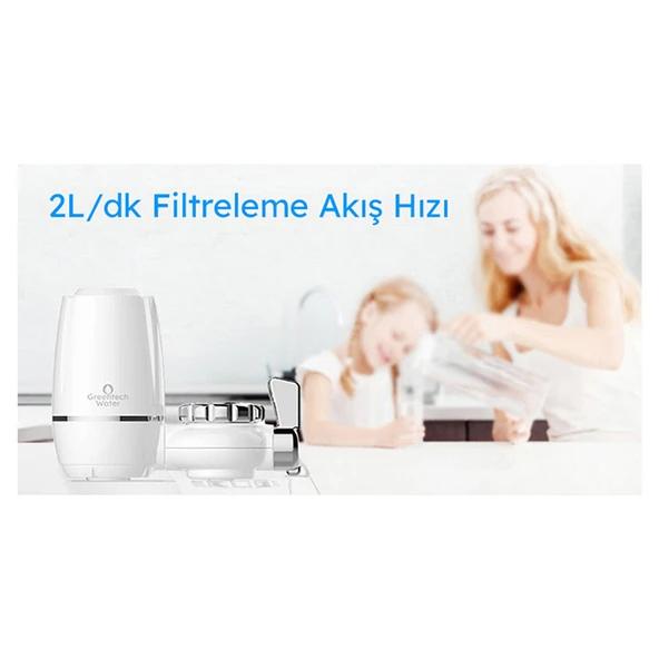 Greentech Water Aktive Edilmiş Karbon Filtreli Musluk Ucu Arıtıcı / GW-D03 - 7