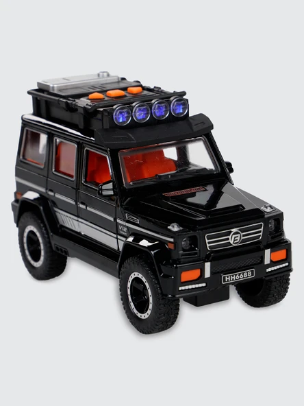 Mercedes G55 Model Sesli ışıklı Müzikli Jeep Araba - 4