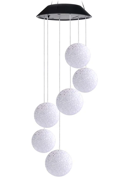 Greentech Güneş Enerjili Renk Geçişli Kristal Top Aydınlatma / GT-SL10 - 2
