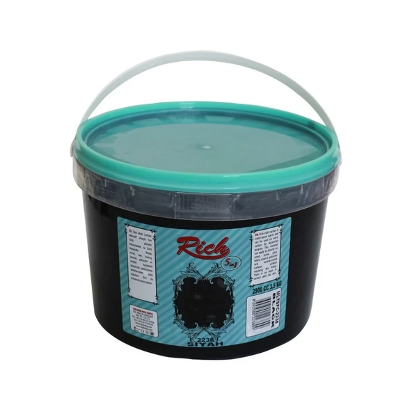 Rich Multi Surface Akrilik 2500cc (3,5kg) - 2238 Siyah ürün görseli 1