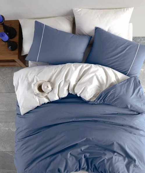 MAJOLİ ÇİFT KİŞİLİK RANFORCE NEVRESİM TAKIMI RİYAD - Resim 2