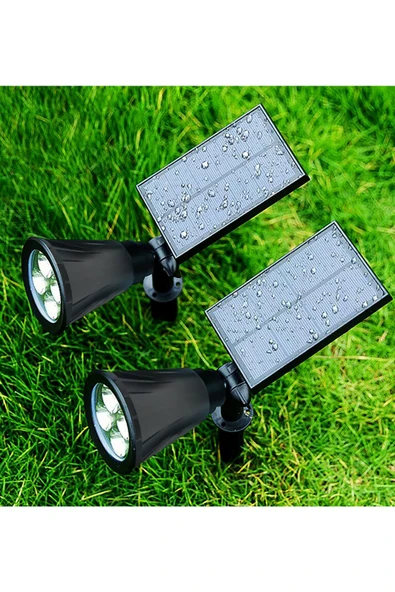 Greentech Güneş Enerjili Renk Değiştiren 7 Ledli Bahçe Aydınlatma / GT-SL04 - 7