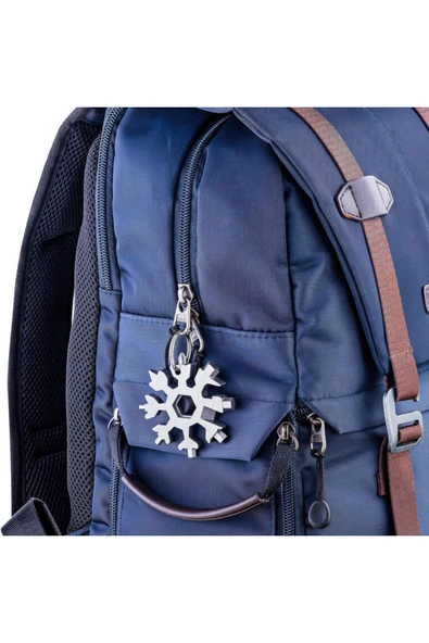 Çok Amaçlı Anahtarlık ve Kamp Kiti Outdoor Kamp Ekipmanı Atölye Malzemesi İkisi Bir Arada - 3