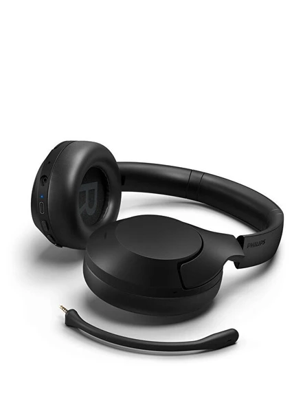 Philips TAH8507BK BT ANC Pro Siyah Mikrofonlu Kulak Üstü Kulaklık - Resim 3