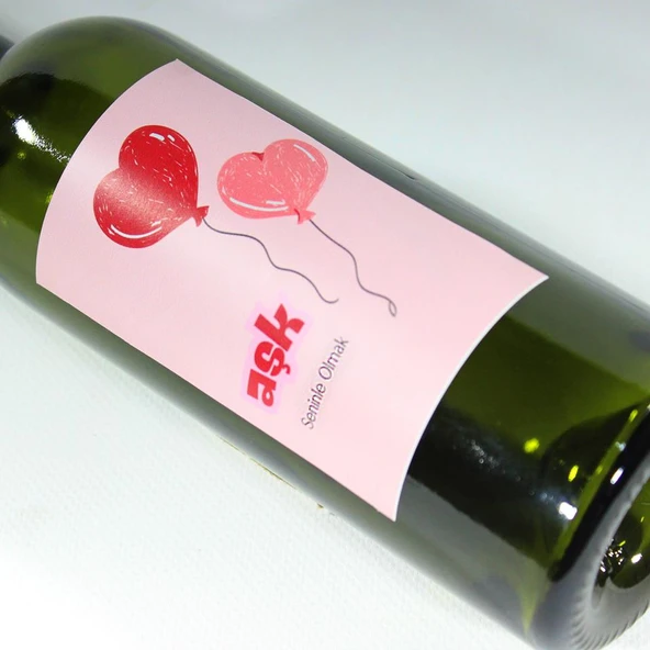 Sevgililer Günü Konseptli Sosluk Siyah 500 ml (Akıtıcılı) Kalp Balonlar - 2