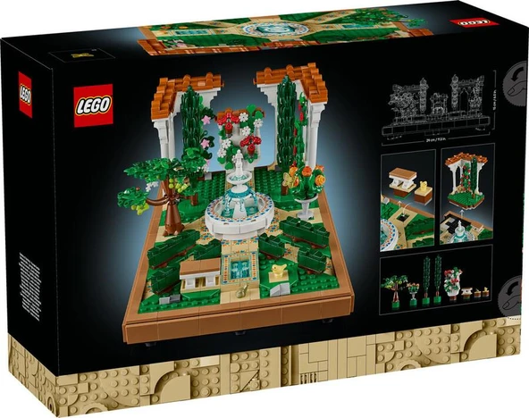 Lego icons 10359 Fıskiyeli Bahçe - Resim 5