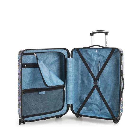 Gabol Trolley Valiz Orta Boy Tizas Lacivert GB.234322 - 4