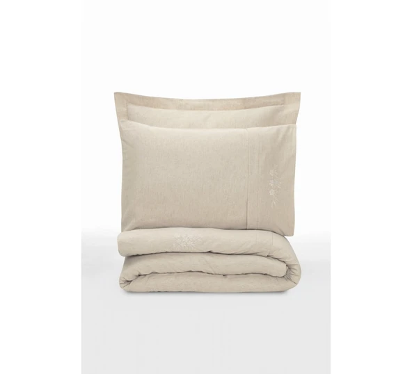 CB COTTON KETEN ÇİFT KİŞİLİK NEVRESİM TAKIMI FORBES - Resim 7