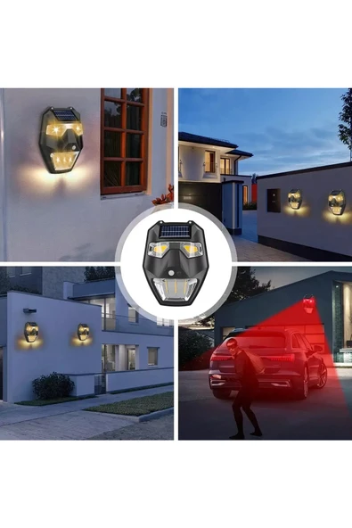 Greentech Güneş Enerjili - Yüz Görünümlü Led Aydınlatma / GT-SL19 - 3