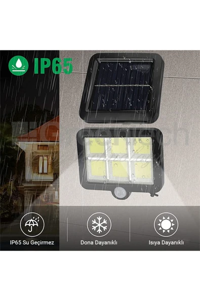 Greentech Güneş Enerjili 120 Cob Led Aydınlatma / GT-SL09 - 3