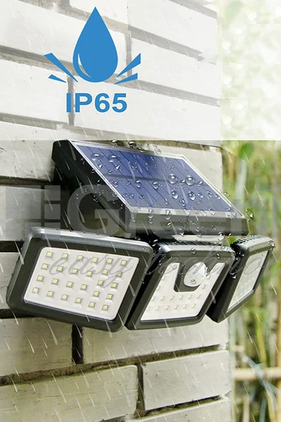 Greentech Güneş Enerjili Hareket Sensörlü 3 Taraflı Led Aydınlatma / GT-SL07 - 8