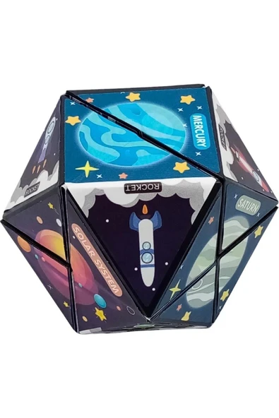 Sonsuz Küp Uzak Temalı Küp Etkinlik Oyuncak Strest Küpü Sihirli Küp Yapboz Magic Cube 6 X 6cm - 4