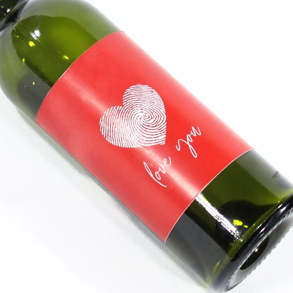 Sevgililer Günü Konseptli Sosluk Siyah 500 ml (Akıtıcılı) Love You - 2